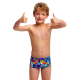 Дитячі плавки Funky Trunks Toddler Boy's Printed Trunks Bored Games (FTS002B72313) розмір (4 роки) блакитний