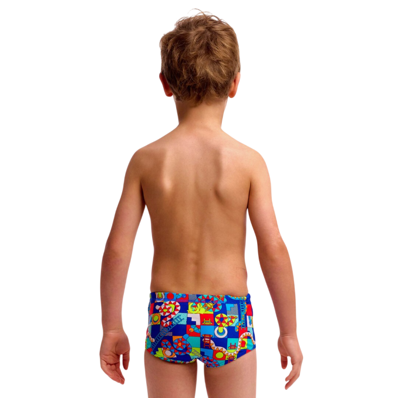Дитячі плавки Funky Trunks Toddler Boy's Printed Trunks Bored Games (FTS002B72313) розмір (5 років) блакитний