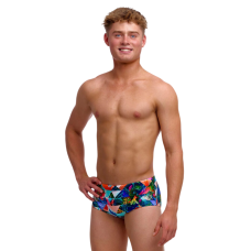 Дитячі плавки Funky Trunks Boy's Sidewinder Trunks Palm Prism  (FTS015B72297) розмір 28 (12-13 років) з пальмами
