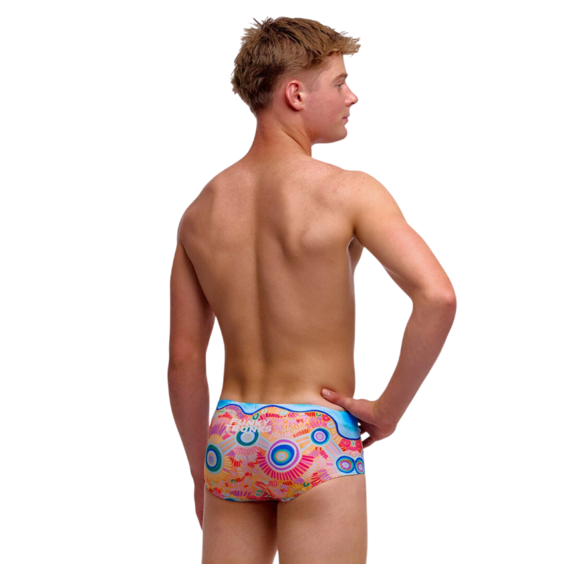 Дитячі плавки Funky Trunks Boy's Sidewinder Trunks Kulin Colour  (FTS015B72299) розмір 26 (10-11 років) різнокольорові