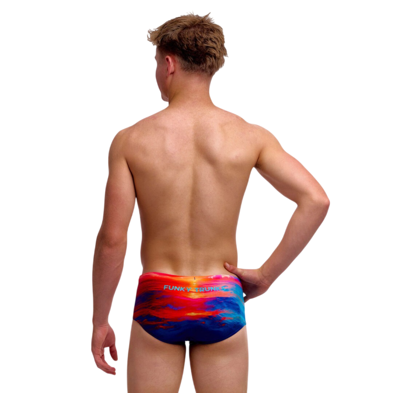 Дитячі плавки Funky Trunks Boy's Sidewinder Trunks Sunset Delight (FTS015B72302) розмір 28 (12-13 років) різнокольорові