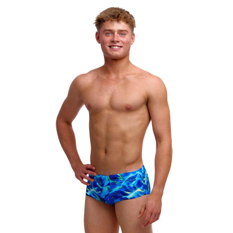 Дитячі плавки Funky Trunks Boy's Sidewinder Trunks Tag Her (FTS015B72323) розмір 24 (8-9 років) різнокольорові