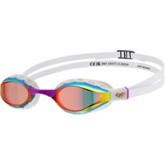 Окуляри для плавання Arena AIR SONIC MIRROR (011004-140) білі з дзеркальними лінзами