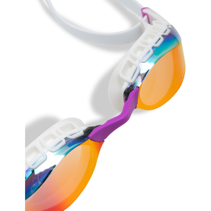 Окуляри для плавання Arena AIR SONIC MIRROR (011004-140) білі з дзеркальними лінзами