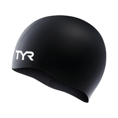 Шапочка для плавання TYR Adult Silicone Wrinkle-Free Swim Cap (LCS-001) чорна