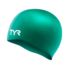 Шапочка для плавания TYR Adult Silicone Wrinkle-Free Swim Cap (LCS-310) зеленая