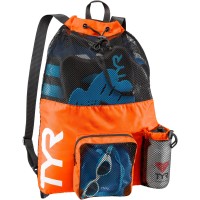Рюкзак сетка TYR Elite Team Mesh Backpack (LBMSHELT-001) черный 40L