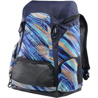 Рюкзак для плавания TYR Printed Alliance 45L Backpack Riptidal (LATBRPTD-435) синий 45L