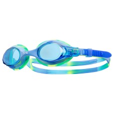 Детские очки для плавания TYR Kids' Mirrored Swimple Goggles -Tie Dye (LGSWTD-487) синие, 3-10 лет