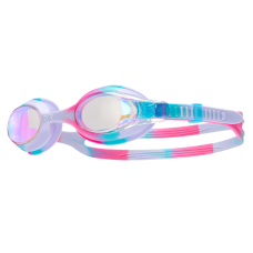 Детские очки для плавания TYR Kids' Mirrored Swimple Goggles -Tie Dye (LGSWTD-671) розовые, 3-10 лет