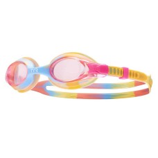 Детские очки для плавания TYR Kids' Mirrored Swimple Goggles -Tie Dye (LGSWTD-633) оранжевые, 3-10 лет