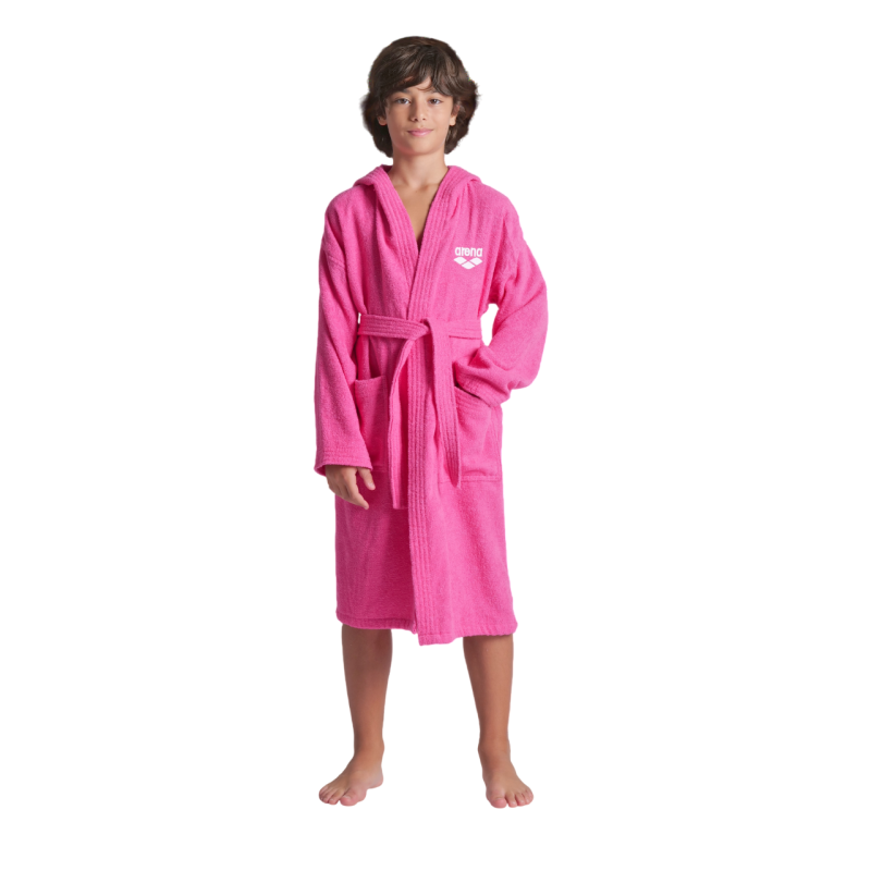 Дитячій халат махровий унісекс Arena Zeppelin Light Junior Robe (009039-910) 8-9 років рожевий