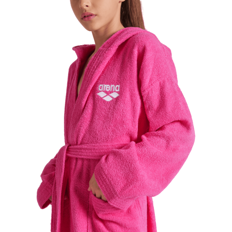Дитячій халат махровий унісекс Arena Zeppelin Light Junior Robe (009039-910) 8-9 років рожевий