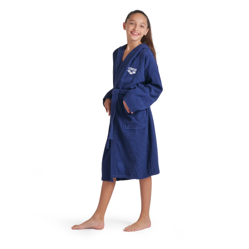 Дитячій халат махровий унісекс Arena Zeppelin Light Junior Robe (009039-710) 12-13 років синій
