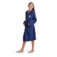 Дитячій халат махровий унісекс Arena Zeppelin Light Junior Robe (009039-710) 14-15 років синій