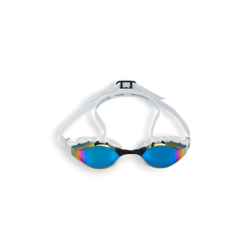 Окуляри для плавання Arena AIR SONIC MIRROR (011004-120) білі з дзеркальними лінзами