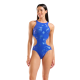 Жіночий купальник Arena ONE GRAPHIC SWIMSUIT (010808-190) розмір 36 синій