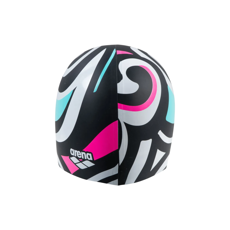 Шапочка для плавання Arena PRINT 2 (1E368-276) чорна