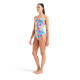 Жіночий купальник Arena Glass Swimsuit Lightdrop Back (010686-105) розмір 40 білий