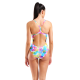 Жіночий купальник Arena Glass Swimsuit Lightdrop Back (010686-105) розмір 40 білий