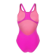Жіночий спортивний купальник для плавання Arena TEAM SWIMSUIT SWIM PRO SOLID (004760-906) розмір 40 рожевий