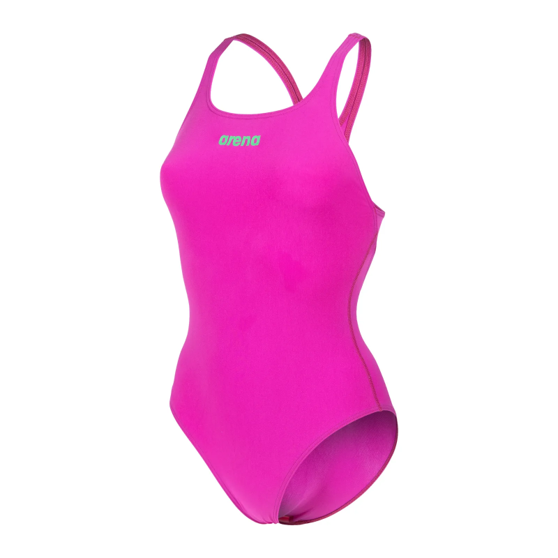 Жіночий спортивний купальник для плавання Arena TEAM SWIMSUIT SWIM PRO SOLID (004760-906) розмір 40 рожевий