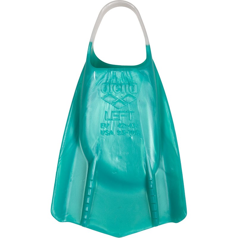 Ласти для плавання короткі із відкритою п'ятою Arena POWERFIN PRO II Flex (011938-200) блакитні, розмір 36-37