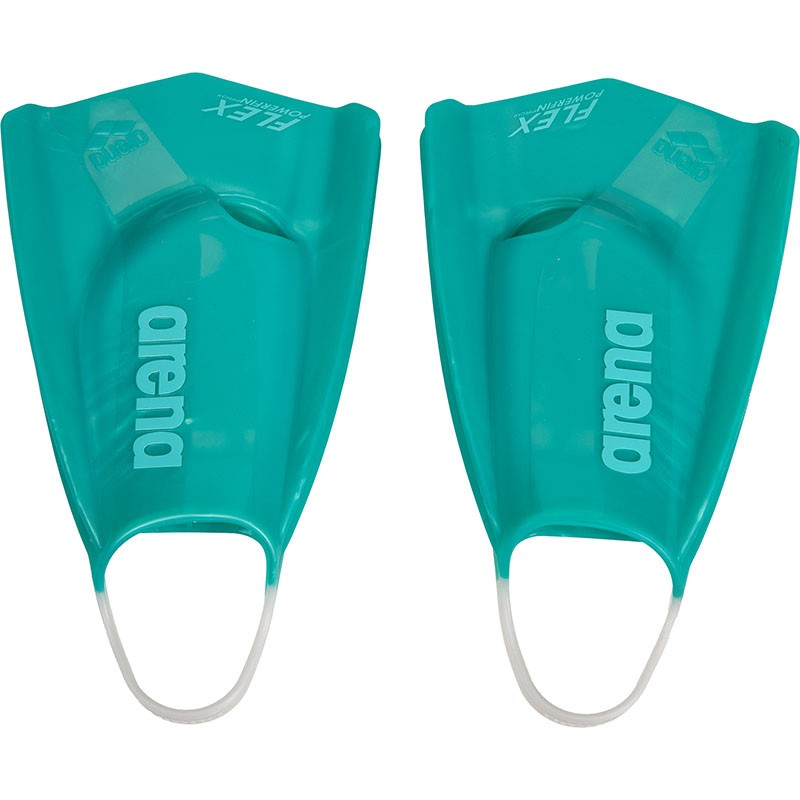 Ласти для плавання короткі із відкритою п'ятою Arena POWERFIN PRO II Flex (011938-200) блакитні, розмір 36-37