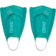 Ласти для плавання короткі із відкритою п'ятою Arena POWERFIN PRO II Flex (011938-200) блакитні, розмір 36-37