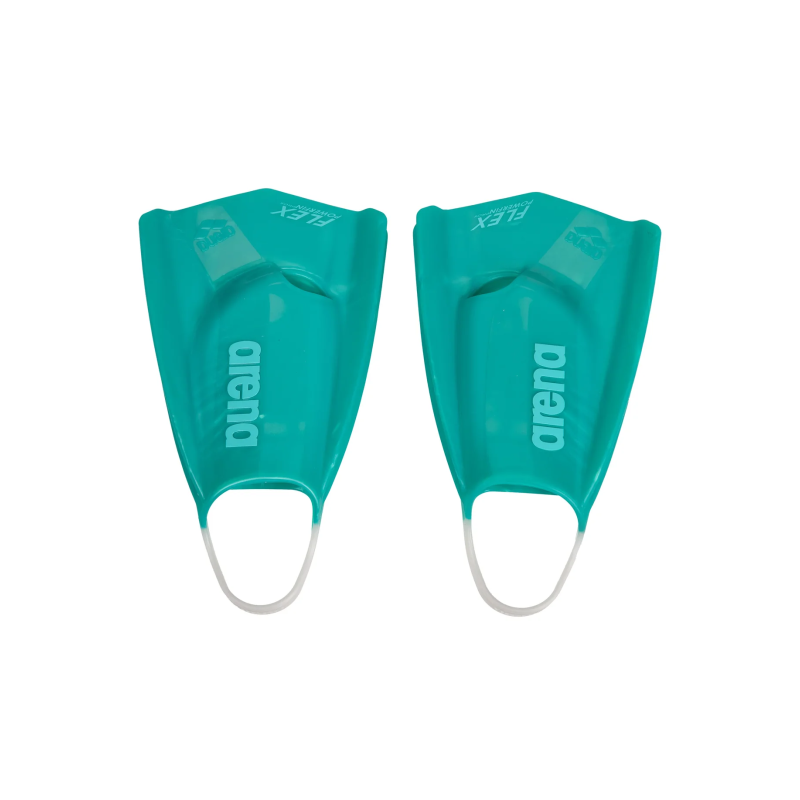 Ласти для плавання короткі із відкритою п'ятою Arena POWERFIN PRO II Flex (011938-200) блакитні, розмір 44-45