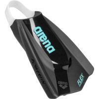 Ласти для плавання короткі із відкритою п'ятою Arena POWERFIN PRO II Flex (011938-400) чорние, розмір 44-45