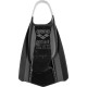 Ласти для плавання короткі із відкритою п'ятою Arena POWERFIN PRO II Flex (011938-400) чорние, розмір 44-45