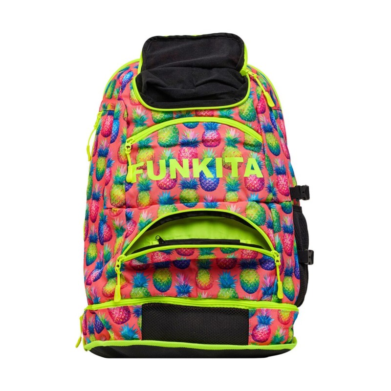 Рюкзак для плавання Funkita Elite Squad Backpack Pinky Piney (FKG003N7240700) 36 літрів, рожевий з ананасами