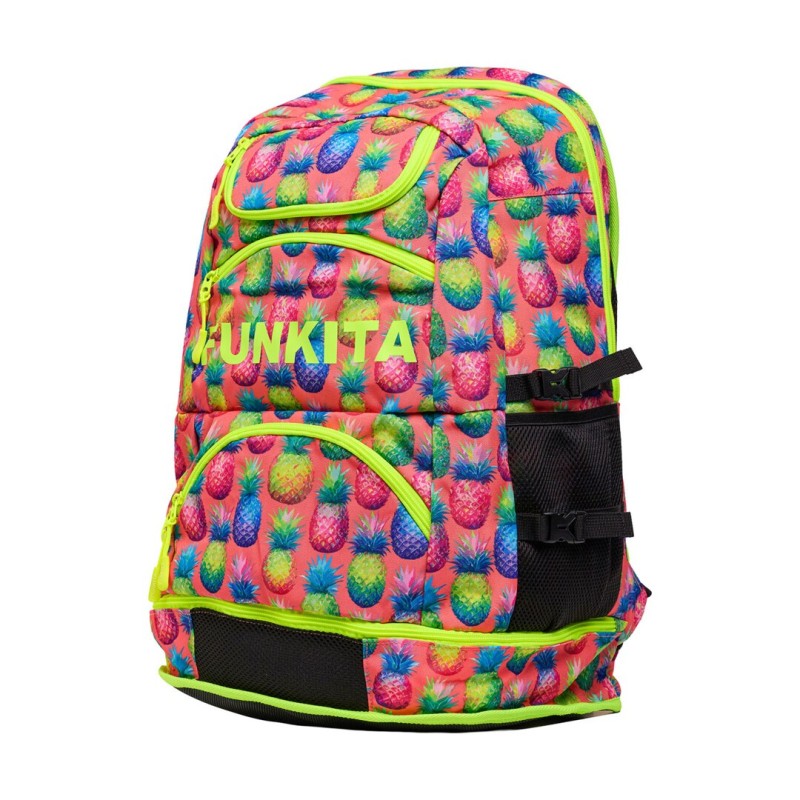 Рюкзак для плавання Funkita Elite Squad Backpack Pinky Piney (FKG003N7240700) 36 літрів, рожевий з ананасами