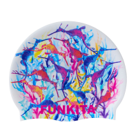 Шапочка для плавання Funkita Silicone Swimming Cap Dreamy Weedy (FS997240100) біла