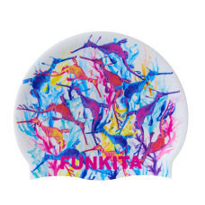 Шапочка для плавання Funkita Silicone Swimming Cap Dreamy Weedy (FS997240100) біла