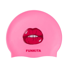 Шапочка для плавання Funkita Silicone Swimming Cap Miss Kiss (FS997242300) рожева