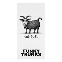 Рушник махровий Funky Trunks Cotton Towel Arti Mess (FT907241900) білий з козой 80х160см