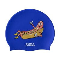 Шапочка для плавання Funky Trunks Silicone Swimming Cap Hot Dawg (FT997242200) синя