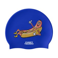 Шапочка для плавання Funky Trunks Silicone Swimming Cap Hot Dawg (FT997242200) синя