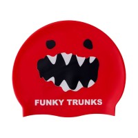 Шапочка для плавання Funky Trunks Silicone Swimming Cap Red Monster (FT997242400) червона
