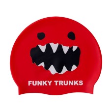 Шапочка для плавання Funky Trunks Silicone Swimming Cap Red Monster (FT997242400) червона