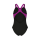 Дитячій купальник Arena Girl's Pinwheel Swimsuit V Back  (011752-557) чорний, розмір 6-7 років