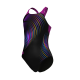 Дитячій купальник Arena Girl's Pinwheel Swimsuit V Back  (011752-557) чорний, розмір 10-11 років