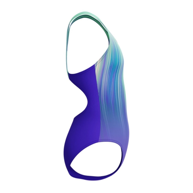 Дитячій купальник Speedo Girl's Digital Placement Splashback Swimsuit (8-00262515333) кольоровий, розмір 7-8 років 