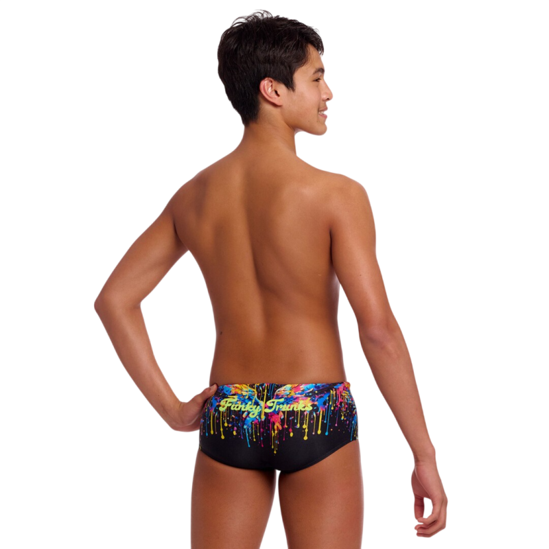 Дитячі плавки Funky Trunks Boy's Sidewinder Trunks Killer Cupid (FTS015B72367) розмір 26 (10-11 років) чорні