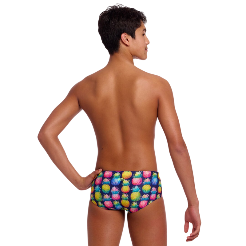 Дитячі плавки Funky Trunks Boy's Sidewinder Trunks Pine Gap (FTS015B72378) розмір 26 (10-11 років) сині
