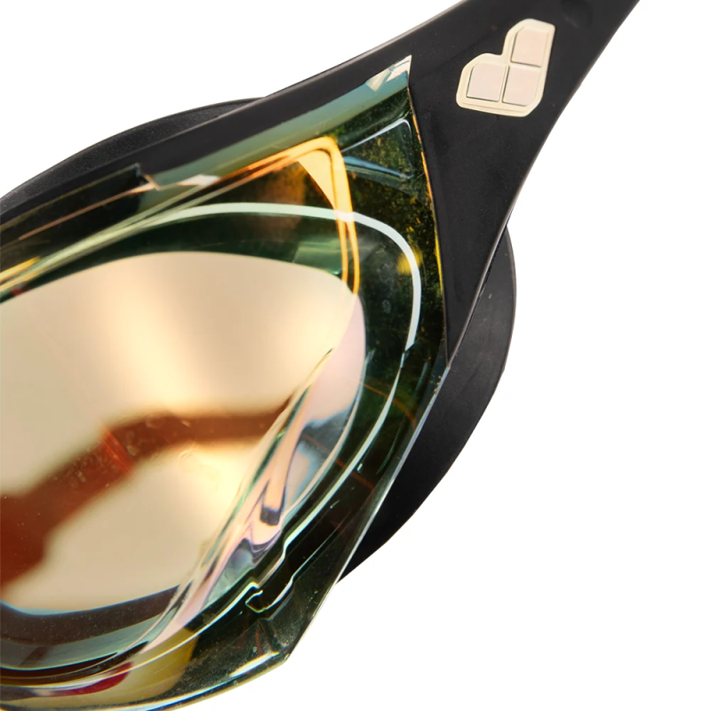 Окуляри стартові для плавання Arena COBRA EDGE SWIPE MR (006870-190) чорні, дзеркальні лінзи