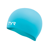 Шапочка для плавания TYR Adult Silicone Wrinkle-Free Swim Cap (LCS-440) голубая
